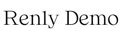 Renly Demo