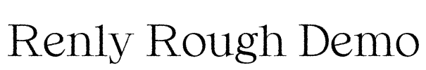 Renly Rough Demo
