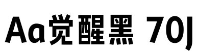 Aa觉醒黑 70J
