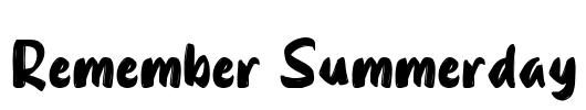 Remember Summerday