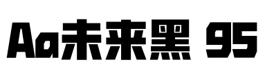 Aa未来黑 95