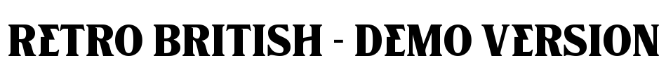 Retro British - Demo Version