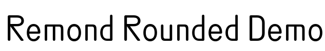 Remond Rounded Demo