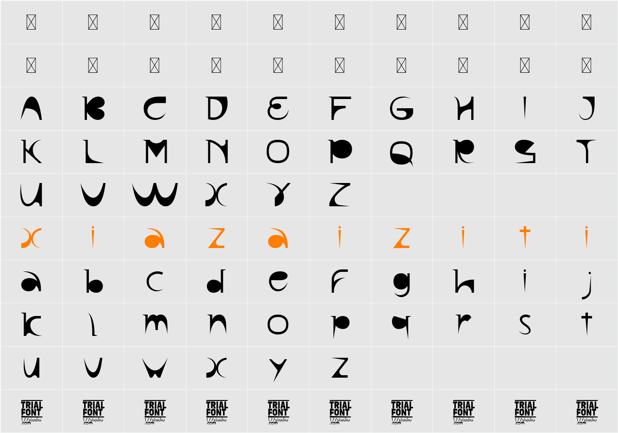 Reminder According Demo 字符映射表