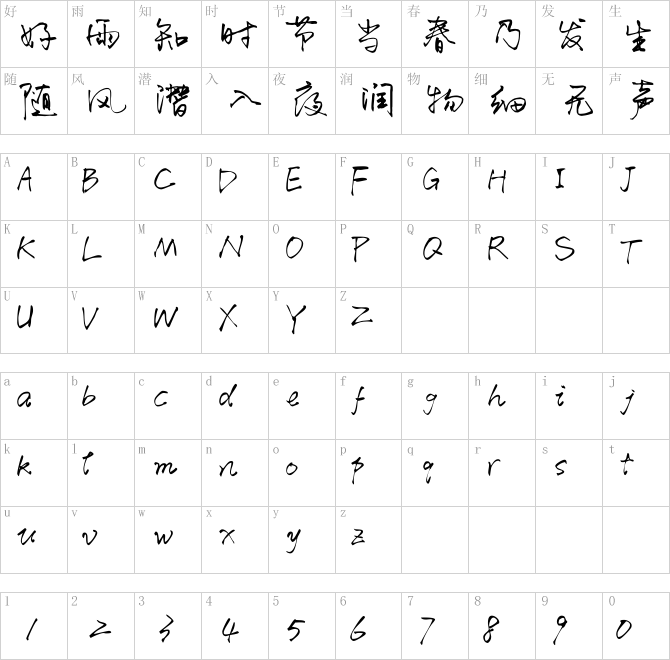 默陌纸鸢行草书_0.ttf