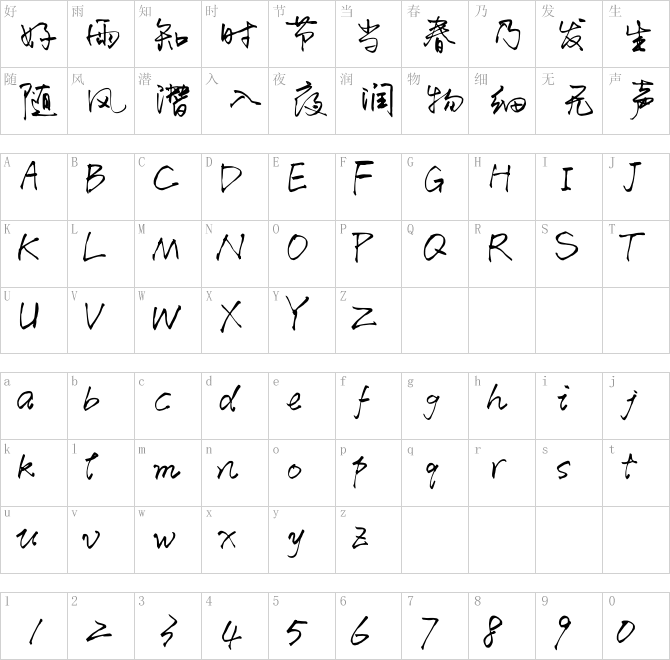 默陌纸鸢行草书.ttf