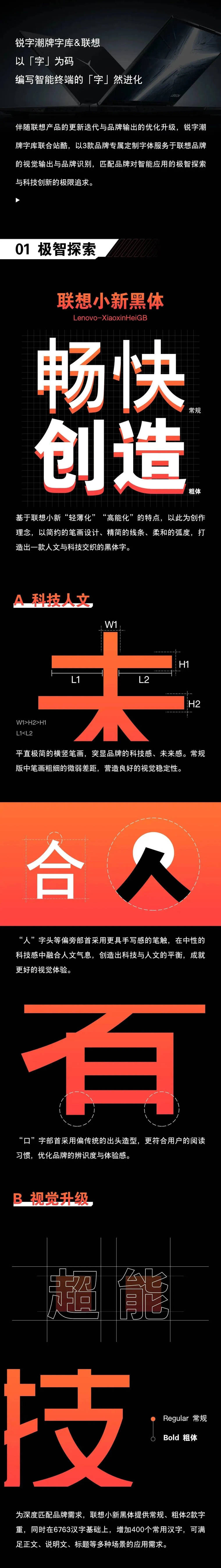 联想小新黑体 常规