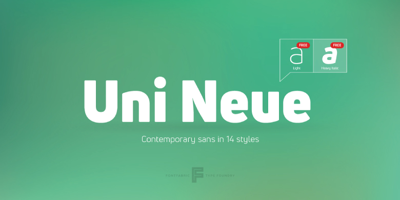 Uni Neue英文字体
