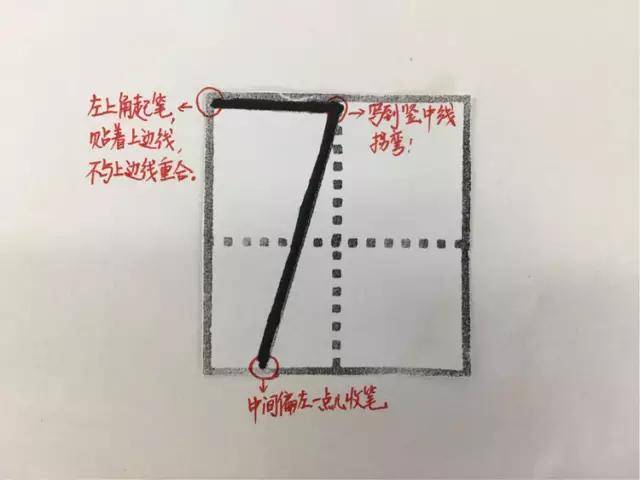 小学一年级数字0-9在田字格中的规范写法